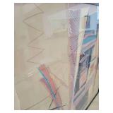 Original Painting "Tanoan" Acrylic on Canvas and Plexiglass by Listed Artist Sally Anderson