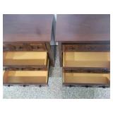 A Pair of 3 Drawer Night Stands / Small Dressers.