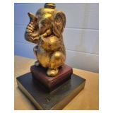 A Pair of Tall Elephant Lamps.