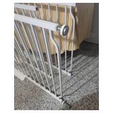 3 White Metal Baby / Pet Gates with instructions.