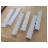 3 White Metal Baby / Pet Gates with instructions.