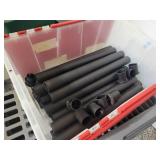 (3) Five Shelf Plastic Storage Shelves.