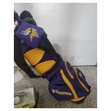 Like New Ladies Golf Set with Minnesota Vikings Bag and Pink Clubs.