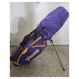 Like New Ladies Golf Set with Minnesota Vikings Bag and Pink Clubs.