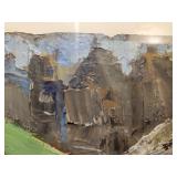 Impressionist painting by James Duggan. Ladies at The Flower Market.