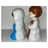 Empire 1996 Lighted Nativity Blow Mold Figures Mary and Joseph