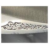 Fantasy Curved Blade Knife with Ornate Dragon Style Handle