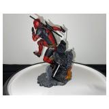 Deadpool Collectible Figure on Battle Scene Base