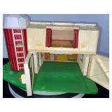Vintage Fisher-Price Little People Plastic Barn Playset