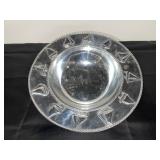 Mariposa Mexico Aluminum Decorative Bowl with Sailboat Motif