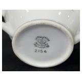 Lefton China Hand Painted Wheat Pattern Tea Set with Cups and Bells