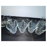 Set of 10 Etched Wildlife Glasses and Tumblers