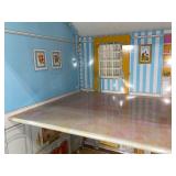 Wolverine Vintage Tin Dollhouse with Plastic Windows and Doors