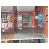 Wolverine Vintage Tin Dollhouse with Plastic Windows and Doors