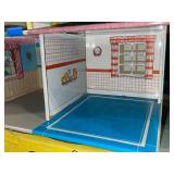 Vintage Louis Marx Metal Two-Story Colonial Doll House with Original Box