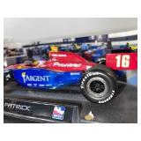 Danica Patrick Argent Pioneer #16 IndyCar Diecast Model with Display Stand