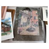 Framed Photos, Archie Boyd Slate Roofing Tile, Prints, and More