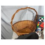 Radio, Baskets, Collectible Beer Steins, Vintage Aluminum Pan, Nascar Pillow, and More