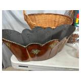 Radio, Baskets, Collectible Beer Steins, Vintage Aluminum Pan, Nascar Pillow, and More