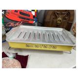 Radio, Baskets, Collectible Beer Steins, Vintage Aluminum Pan, Nascar Pillow, and More