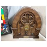 Radio, Baskets, Collectible Beer Steins, Vintage Aluminum Pan, Nascar Pillow, and More