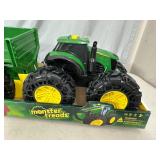 New John Deere Kids Monster Treads Tractor with Trailer