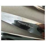 New Wood Untensil Caddy with Pfaltzgraff Flatware