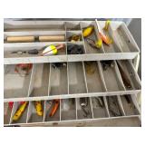 2 Tackle Boxes with Fishing Lures and Tackle