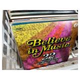 3 Baskets of Vinyl Records