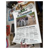 Assorted Collectibles, Vintage Hot Wheels, JFK Rocking Chair Figurine, Twins Posters, and More