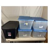 5 Totes with Lids