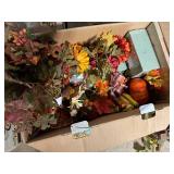 Assorted Faux Plants, Home Decoration, Hand Towels, Heavy Metal Shelf, and More