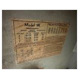 Antique RCA Console Radio Model 9K