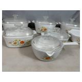20 pc Set of Vintage Corningware Wildflower Baking / Serving Dishes