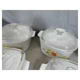 20 pc Set of Vintage Corningware Wildflower Baking / Serving Dishes