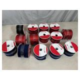 19 New Rolls of Decorative Wired Ribbon - $246 retail!