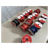 19 New Rolls of Decorative Wired Ribbon - $246 retail!