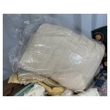 Assorted Quilts, Blankets, Sheets, Heated Blanket, Pillows, and More