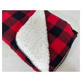 New Reversible Berber Throw Blanket