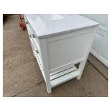 New allen + roth Canterbury 36-in White Undermount Single Sink Bathroom Vanity with Carrara Engineered Marble Top