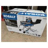 New Kobalt 10 inch Wet Tile Saw with Sliding Table and Stand - Missing One Panel