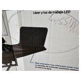 New Kobalt 10 inch Wet Tile Saw with Sliding Table and Stand - Missing One Panel