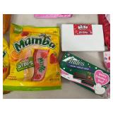 Assorted Candy, Blow Pops, Mamba, Charms, Andes Mints, Cotton Candy, Dubble Bubble, and More