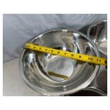 4 New Bene Casa Stainless Steel Mixing Bowls