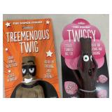 2 New "The Sticks" Hard Rubber Dog Toys