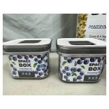 4 New Airtight Food Storage Containers