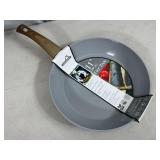 New 11 inch Ceramic Coated Aluminum Induction Safe Frying Pan