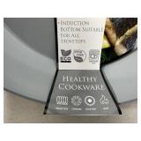 New 11 inch Ceramic Coated Aluminum Induction Safe Frying Pan