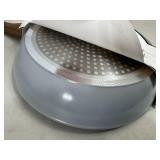 New 9.5 inch Ceramic Coated Aluminum Induction Safe Frying Pan