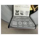 New 8 inch Ceramic Coated Aluminum Induction Safe Frying Pan